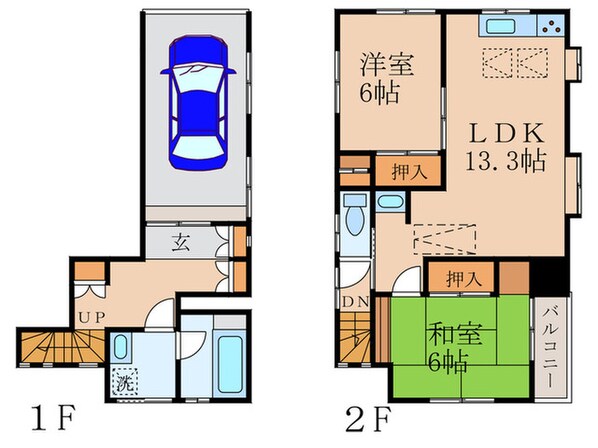 清瀬ハウスの物件間取画像